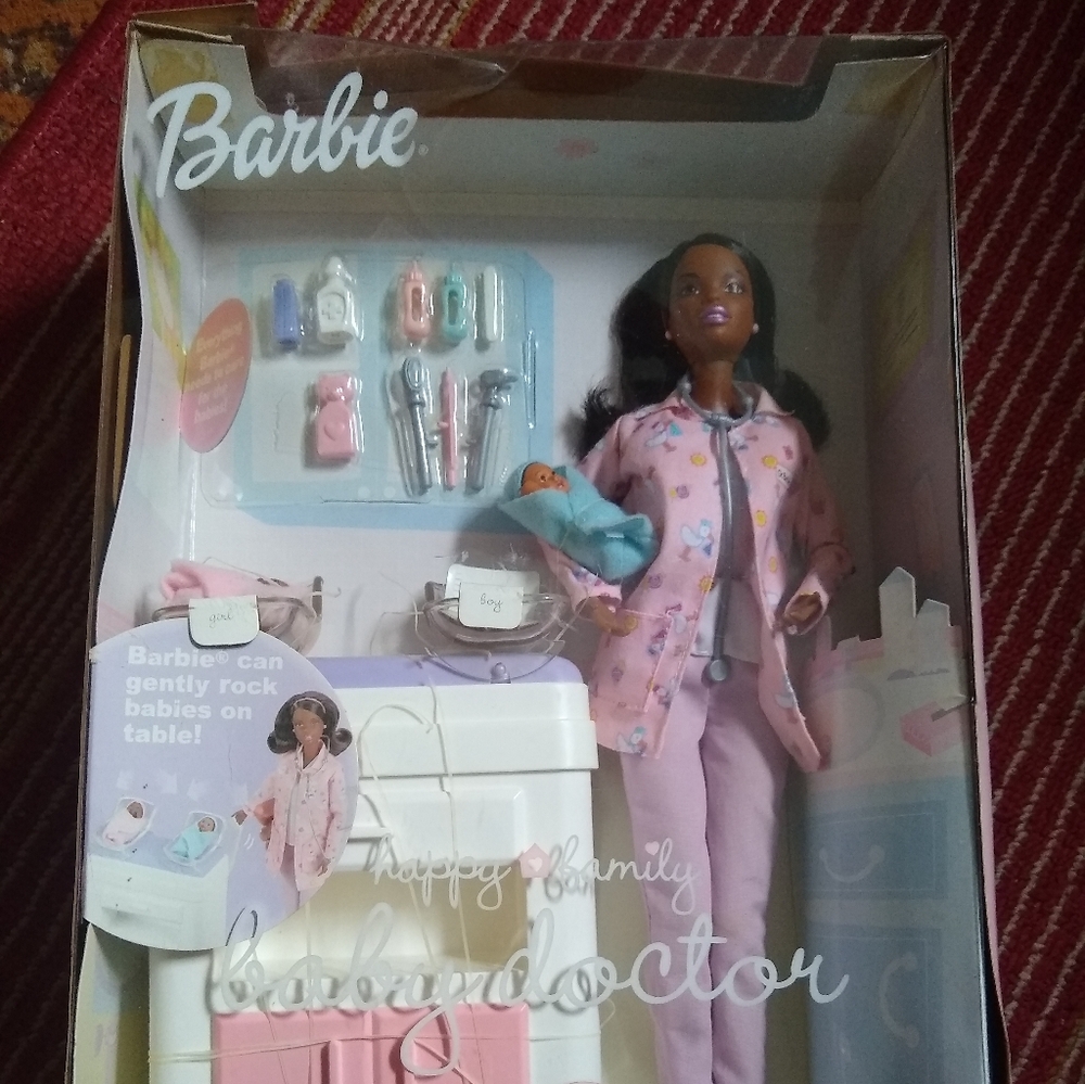 Barbie Happy Family Baby Doctor Doll w Accessories